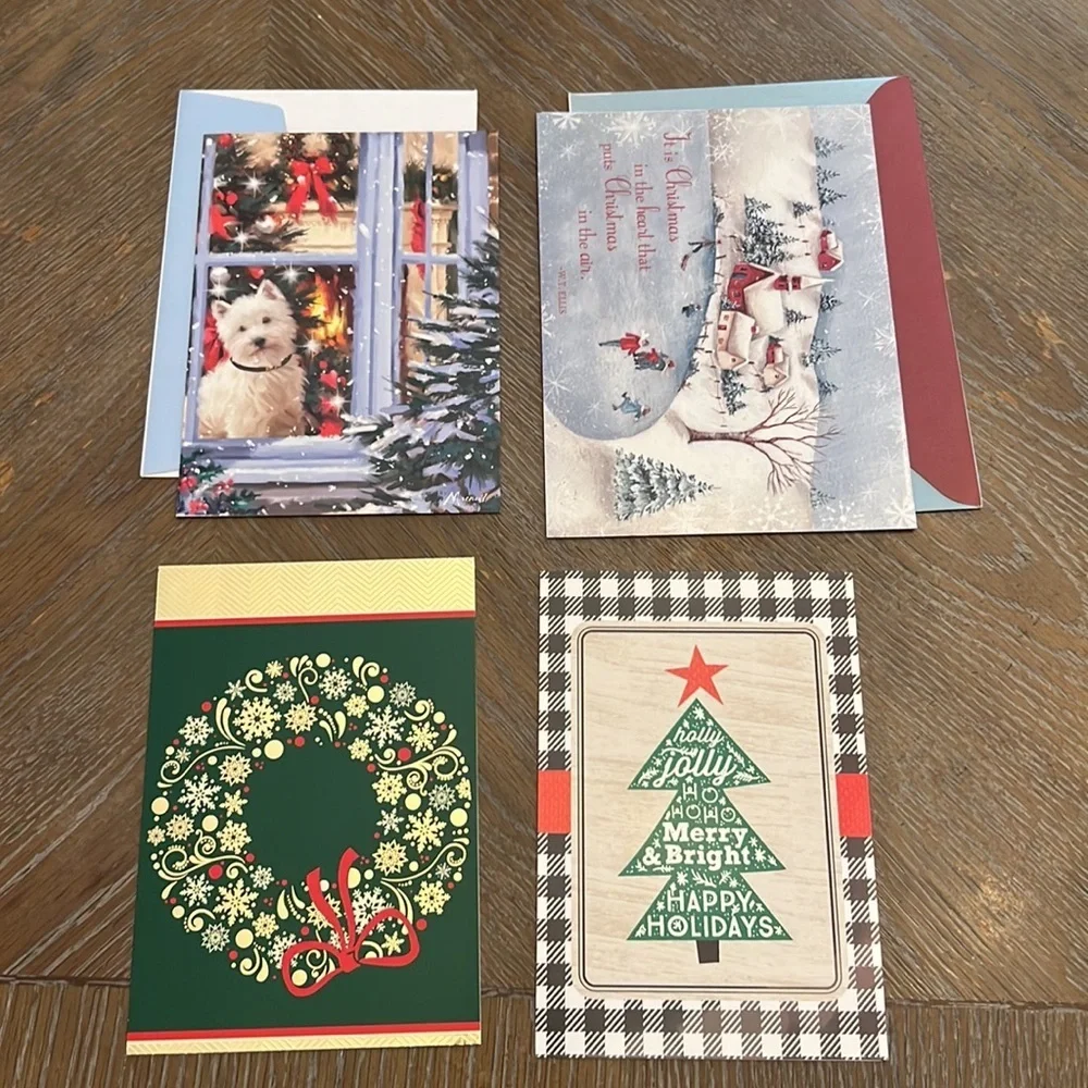 Set of 24 Christmas/holiday cards